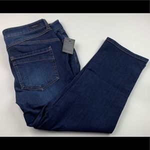 Liverpool Women’s 6 Petite Blue Flex Carpri Jeans